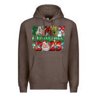 Coffee family christmas 2023 Premium Hoodie - texasbilliewilder