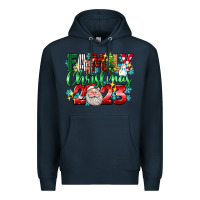 Navy family christmas 2023 Premium Hoodie - texasbilliewilder