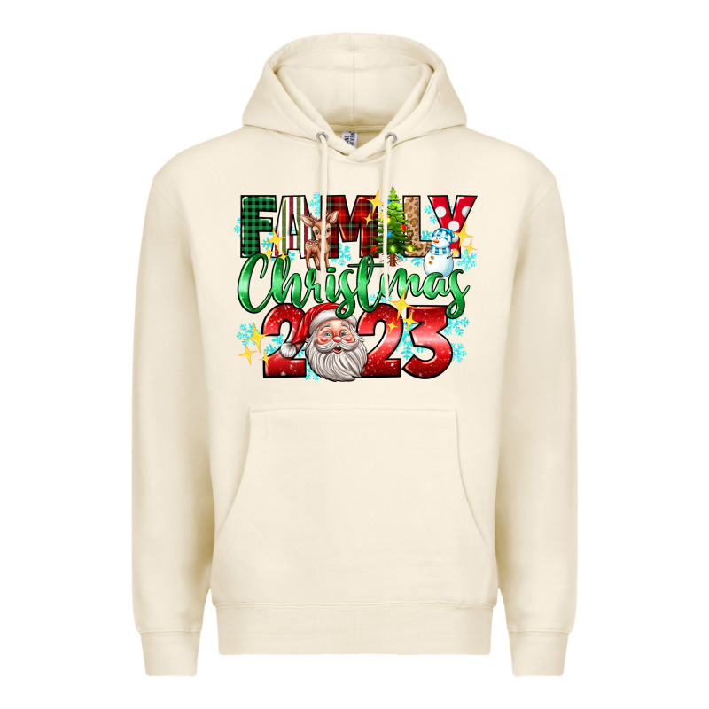 Family Christmas 2023 Premium Hoodie by texasbilliewilder | Teevron