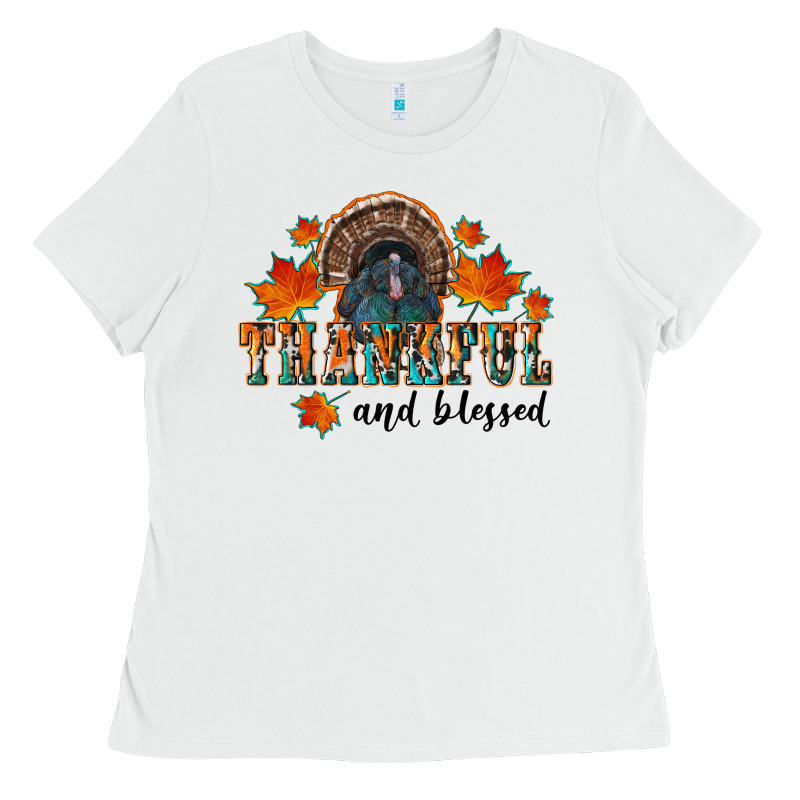 Thankful And Blessed Ladies Tee by RanaPortraitStore | Teevron