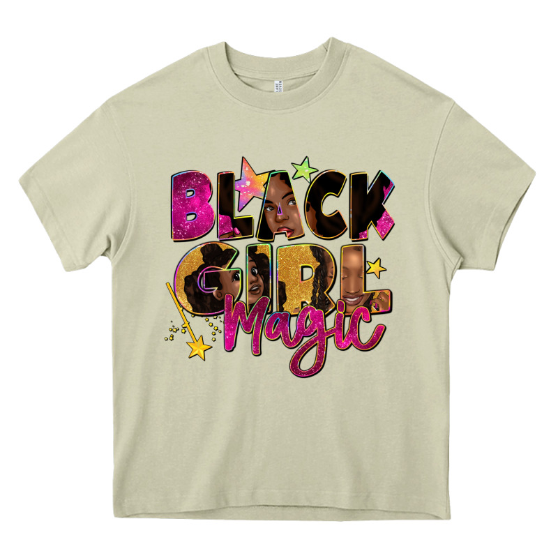 Black Girl Magic Heavy Core Tee by Zillion Design Studio | Teevron