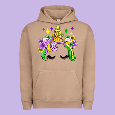 Unicorn Mardi Gras Olivia Urban Hoodie Designed By Oliviacreatesart