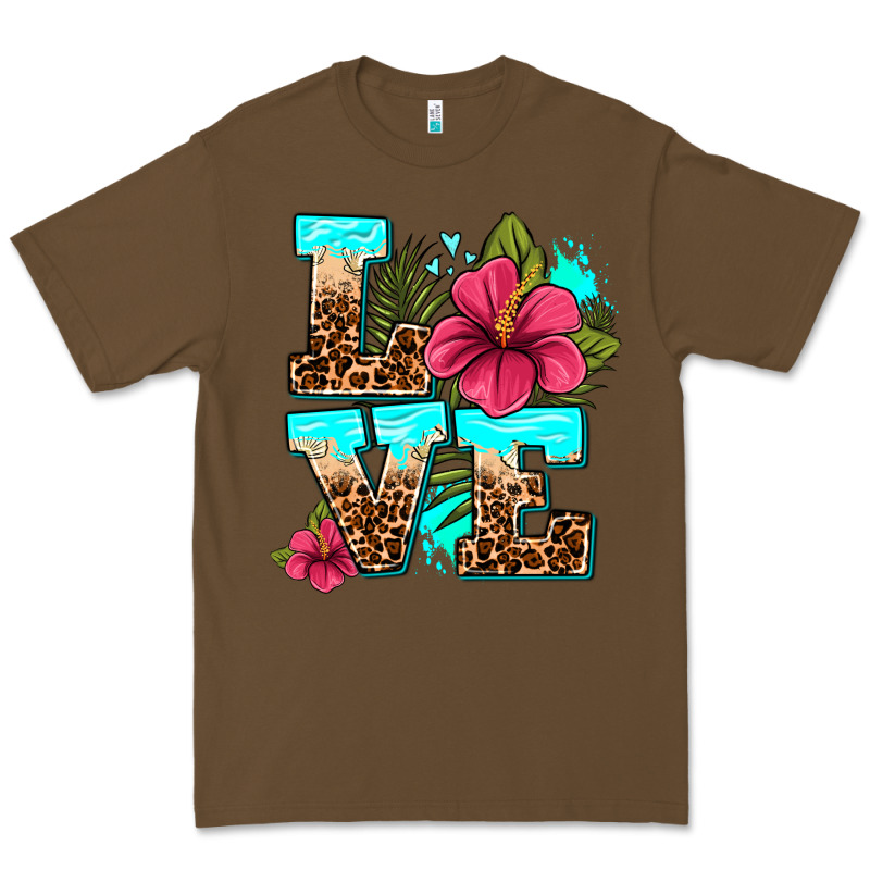 Love Summer With Flowers Premium Tee by AdoDesignShop | Teevron