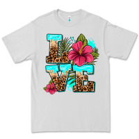 Dove Grey love summer with flowers Premium Tee - AdoDesignShop