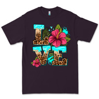 Plum love summer with flowers Premium Tee - AdoDesignShop