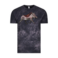 Cloud Black Warthog Illustrations Vintage Tee - LillyAllenDesigns
