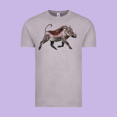 Warthog Illustrations Vintage Tee Designed By Lillyallendesigns