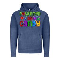 Vintage Denim powered by candy with lollipops Vintage Hoodie - AdoDesignShop