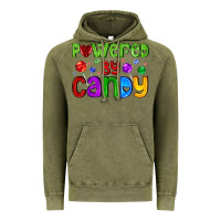 Vintage Olive powered by candy with lollipops Vintage Hoodie - AdoDesignShop