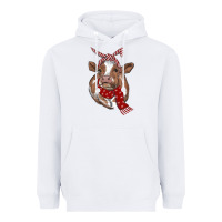 White christmas scarf heifer Heavyweight Hoodie - RanaPortraitStore