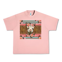 Salmon llama and roses glitter Urban Heavy Tee - LillyAllenDesigns