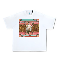 White llama and roses glitter Urban Heavy Tee - LillyAllenDesigns