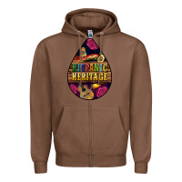 Chestnut teardrop Hispanic Heritage Zipper Hoodie - BundleAndBundleShop