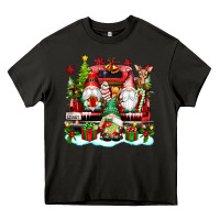 Asphalt christmas gnome truck Heavy Core Tee - texasbilliewilder