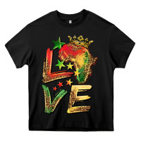 Black juneteenth love Heavy Core Tee - BarkalooDesign