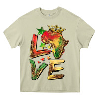 Mossy juneteenth love Heavy Core Tee - BarkalooDesign