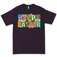 Plum happy easter with eggs Premium Tee - Neo Western