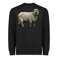 Black hampshire sheep Heavyweight Sweatshirt - LillyAllenDesigns