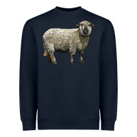Navy hampshire sheep Heavyweight Sweatshirt - LillyAllenDesigns
