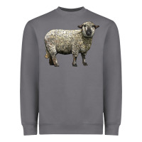 Storm hampshire sheep Heavyweight Sweatshirt - LillyAllenDesigns