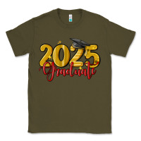 Army Green 2025 graduate Classic Tee - MaliasSmallBusiness