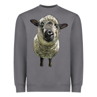 Storm hampshire sheep head Heavyweight Sweatshirt - LillyAllenDesigns
