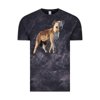 Cloud Black Baby Hyena Illustrations Vintage Tee - LillyAllenDesigns