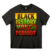 Asphalt Black history month periodt Heavy Core Tee - Zillion Design Studio