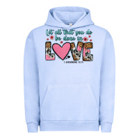 Pigment Grape Ice let all that you do be done in love Urban Hoodie - OliviaCreatesArt