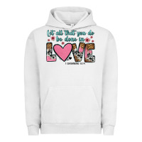 Pigment Lunar Rock let all that you do be done in love Urban Hoodie - OliviaCreatesArt