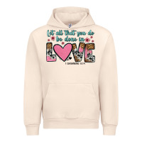 Sandshell let all that you do be done in love Urban Hoodie - OliviaCreatesArt