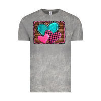 Cloud Rock valentine's day hearts turquoise heart Vintage Tee - AdoDesignShop