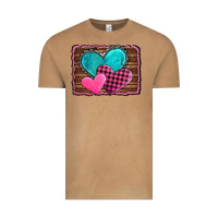 Vintage Camel valentine's day hearts turquoise heart Vintage Tee - AdoDesignShop
