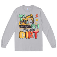 Moon Dust just a boy who loves dirt Long Sleeve Tee - MaliasSmallBusiness