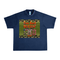 Navy Best Bucking Dad Ever Urban Heavy Tee - LillyAllenDesigns