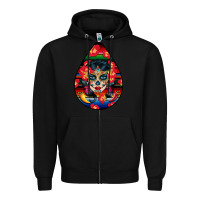 Black Hispanic Heritage Zipper Hoodie - BundleAndBundleShop