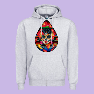 Hispanic Heritage Zipper Hoodie Designed By Bundleandbundleshop
