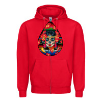 Red Hispanic Heritage Zipper Hoodie - BundleAndBundleShop