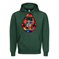 Sports Green Hispanic Heritage Zipper Hoodie - BundleAndBundleShop