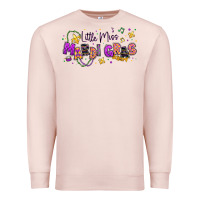 Pale Pink little miss mardi gras Premium Sweatshirt - texasbilliewilder