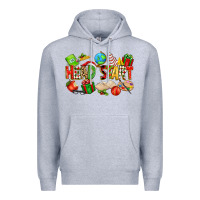 Heather Grey christmas head start Premium Hoodie - texasbilliewilder