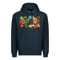 Navy christmas head start Premium Hoodie - texasbilliewilder