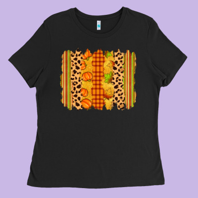 Fall Brushstroke Ladies Tee Designed By Zillion Design Studio