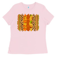 Bubblegum Pink fall brushstroke Ladies Tee - Zillion Design Studio