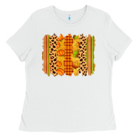 White fall brushstroke Ladies Tee - Zillion Design Studio