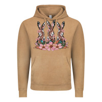Vintage Camel rabbits with blossom flower Vintage Hoodie - Artiststas