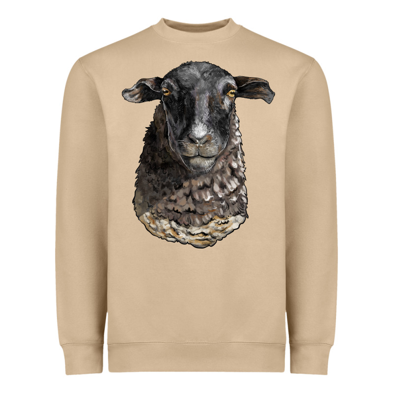 Dorper Sheep Head Heavyweight Sweatshirt by LillyAllenDesigns | Teevron