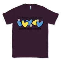 Plum it's okay to be little extra down syndrome awarene Classic Tee - MaliasSmallBusiness