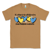 Toasted Coconut it's okay to be little extra down syndrome awarene Classic Tee - MaliasSmallBusiness