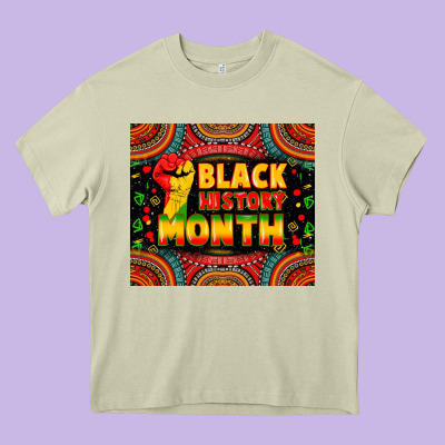 Black History Month Heavy Core Tee Designed By Zillion Design Studio